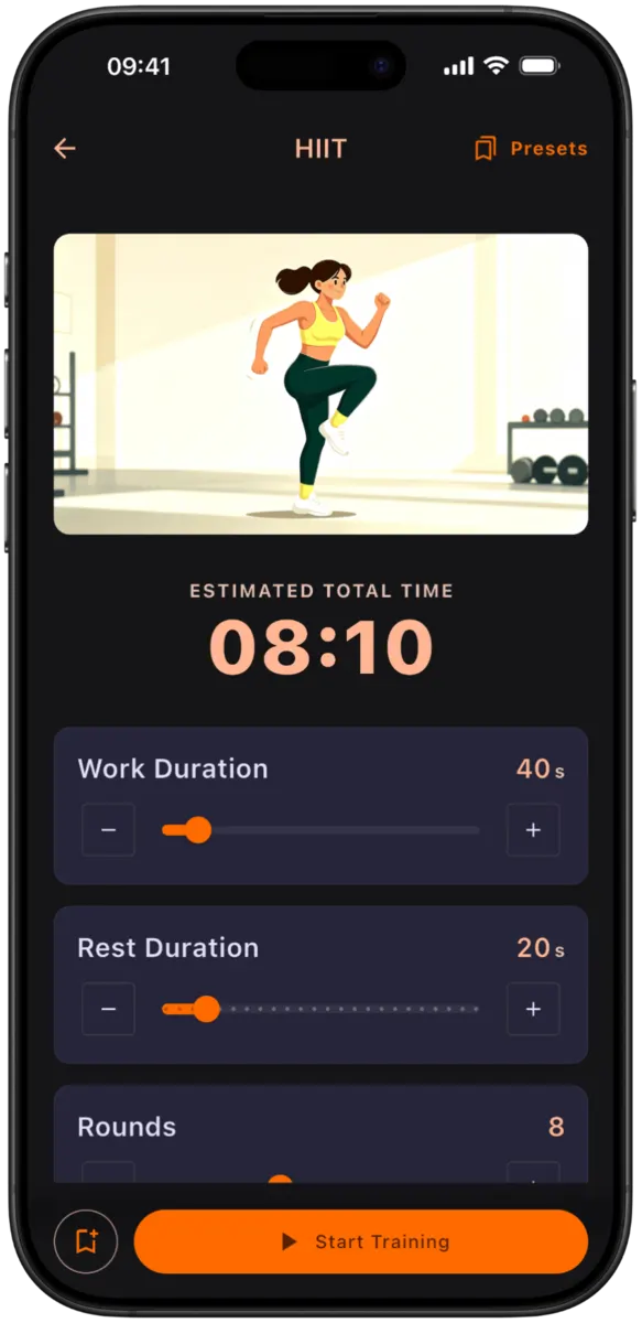 Custom Presets & Timers